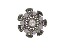 Load image into Gallery viewer, Buttercup Pink Crystal Brooch
